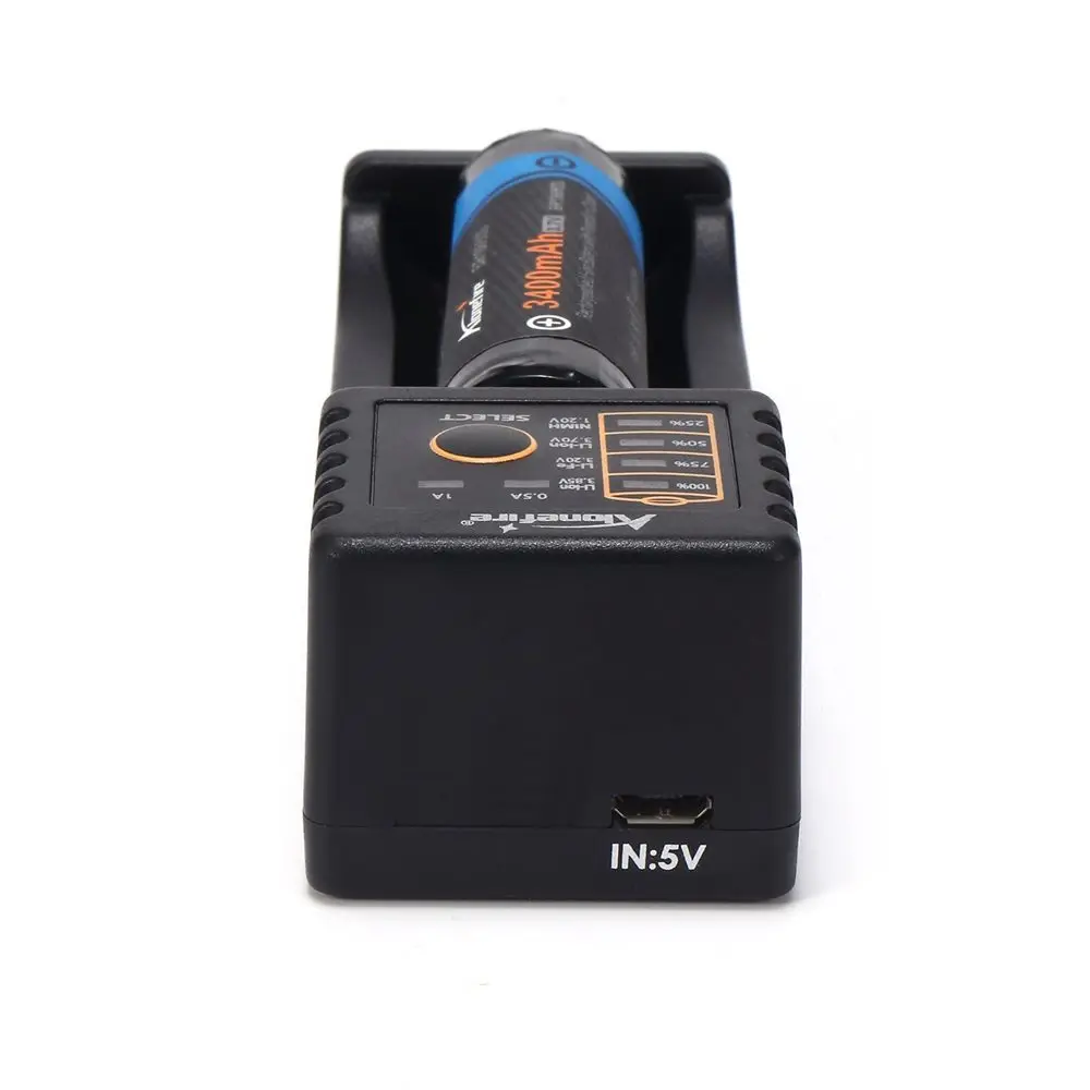 AloneFire MC100 18650 зарядное устройство для 26650 16340 CR123 LiFePO4 1 2 V Ni MH Cd перезаряжаемый