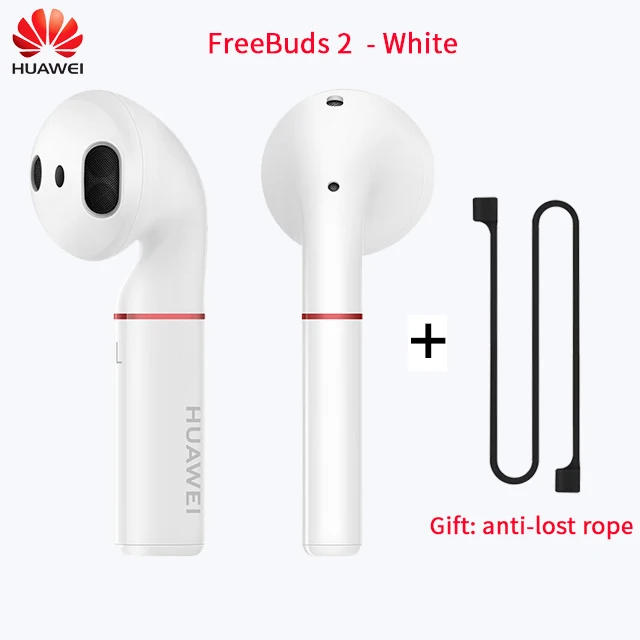 Бренд, новинка, huawei FreeBuds 2 FreeBuds 2 Pro Bluetooth 5,0, беспроводная гарнитура, шумоподавление, сенсорный, водонепроницаемый - Цвет: Freebuds2 white
