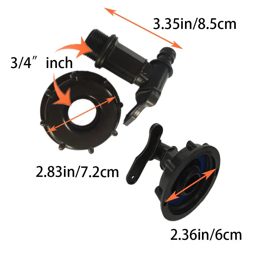 Ibc-контейнер разъем адаптера крана Замена садовый шланг кран шланг для бака для воды разъем запорный штуцер части садовый инструмент