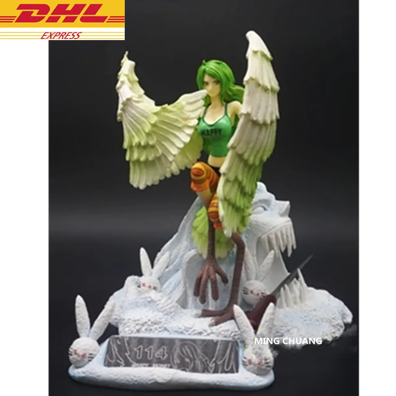

7"ONE PIECE Statue Seven Warlords Of The Sea Bust Monet Female Snow Scene GK Action Figure Collectible Model Toy BOX D637