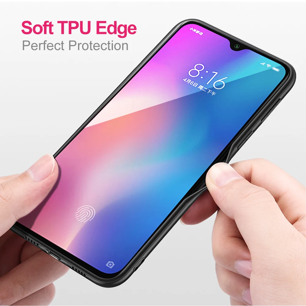 Чехол для Xiaomi CC9 Mi CC9e чехол Xiomi CC 9 задняя крышка корпуса 9E из ТПУ ПУ кожи мягкого