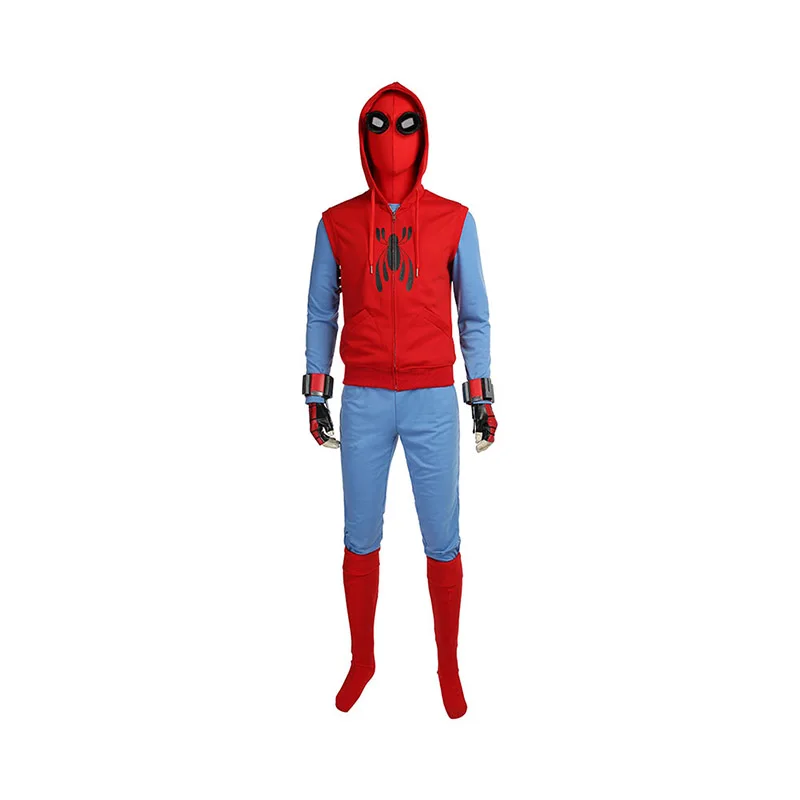 High Quality Spiderman Cosplay Costume Peter Parker