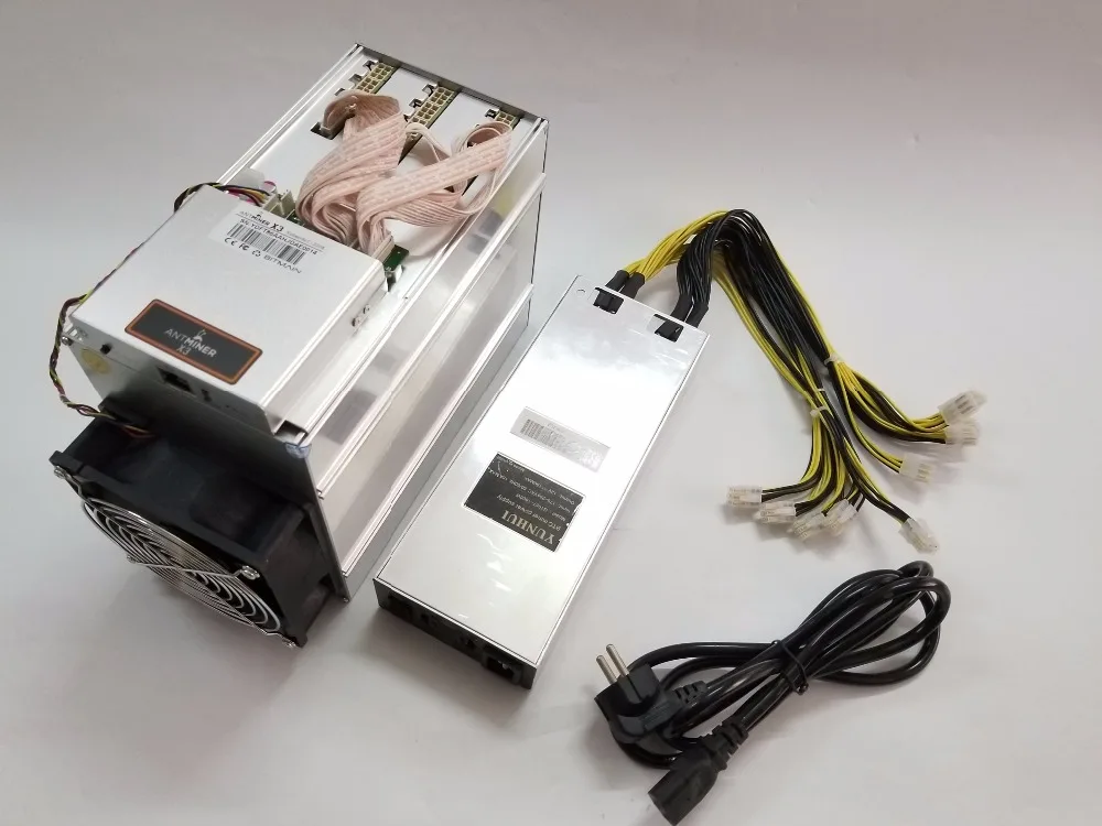 Шахтер CrptoNight Antminer X3 220KH/S с блоком питания XMC BCN ETN Miner лучше, чем S9 S11 S15 T15 Z9 Z11 S17 WhatsMiner M3