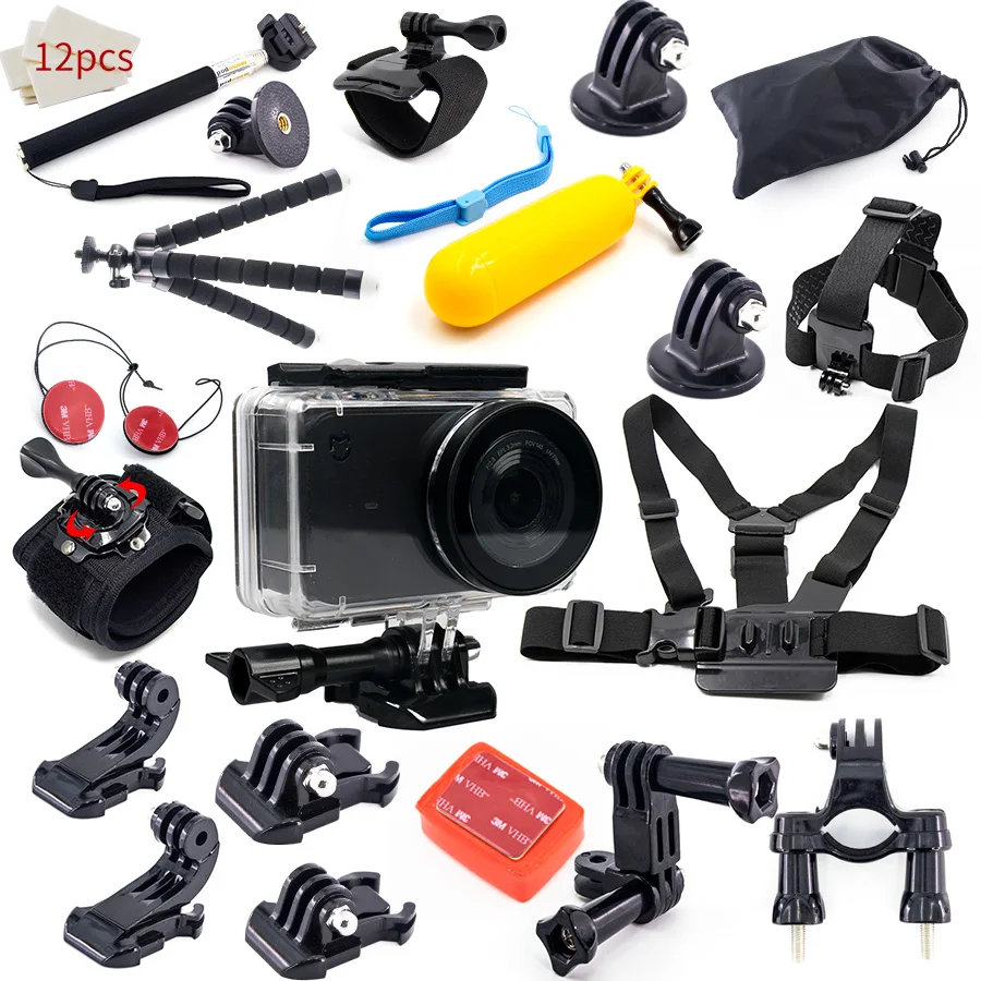 

Mijia Waterproof House Case Accessories kit Underwater box float Tripod Clip for xiaomi mijia small mini action sport camera kit