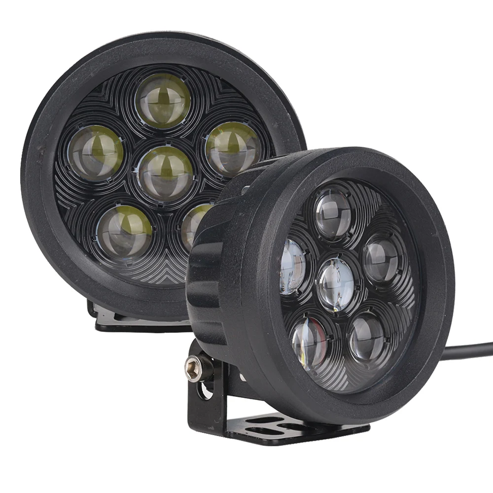 2X 3 5 &quot18 Вт Круглый Led Подсветка для езды по бездорожью Pod прожектора