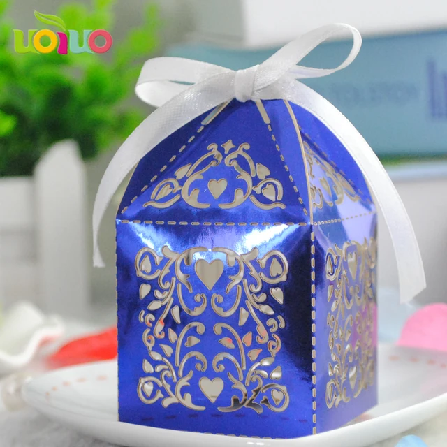 Hot Wedding Favors Box Royal Blue Souvenir Candy Gift Whole Hot Wedding Favors Box Royal Blue Souvenir Candy Gift Whole Made In China
