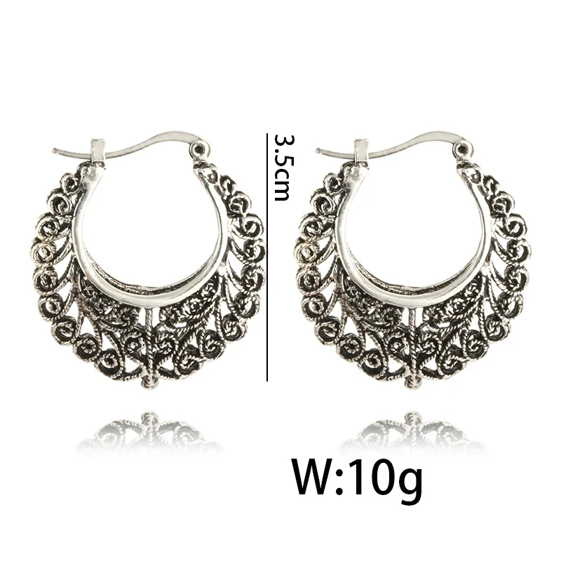 Женские круглые серьги в этническом стиле|earrings for|earrings for womenethnic vintage |