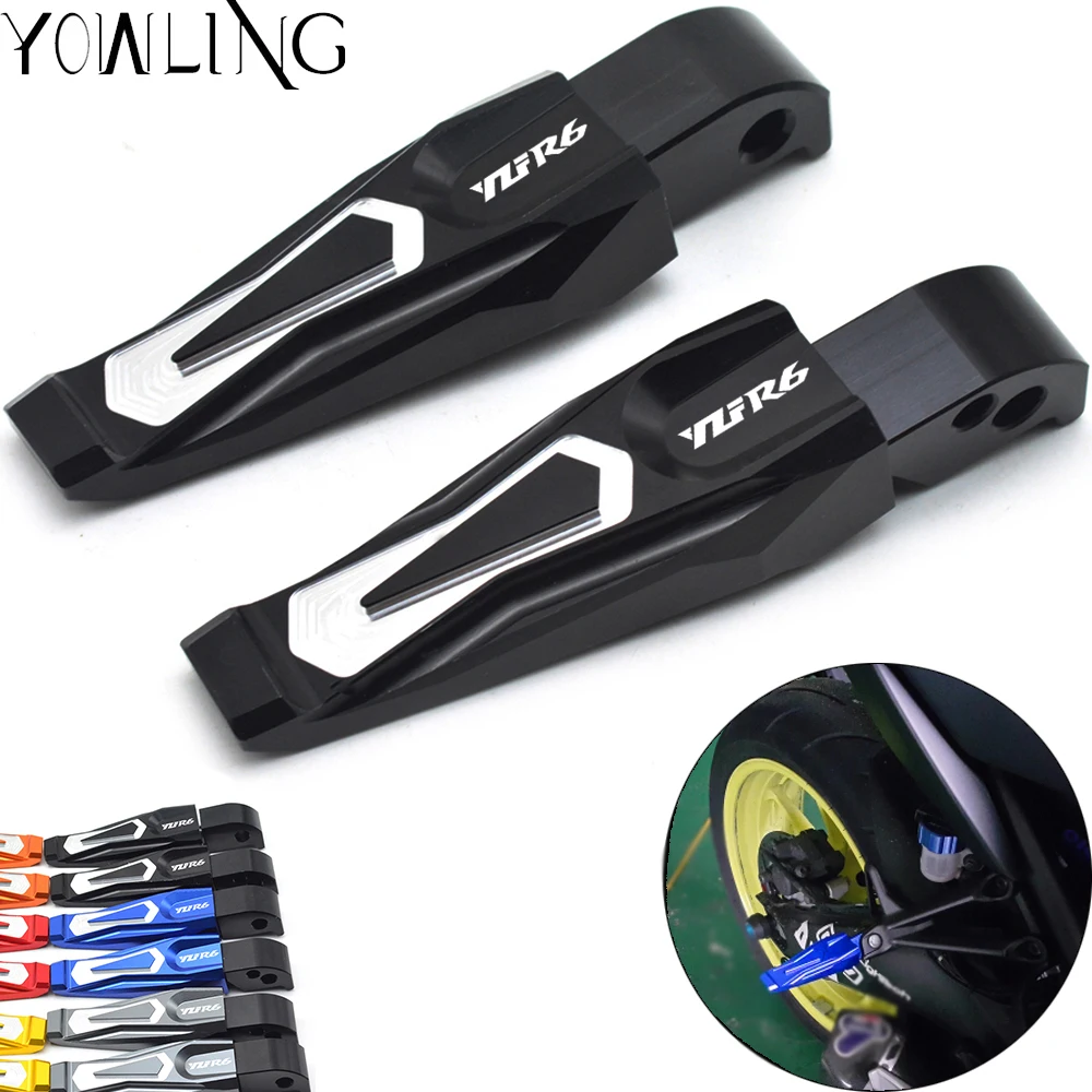 Горячий Мотоцикл CNC Алюминиевый задний Passanger Foot Peg для Yamaha YZFR6 YZF R6 YZF-R6 1999-2008 2003 2004 2005