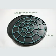 1 шт./лот 400*16 мм двойные блестящие сторон hdpe Пластик поворотные плиты lazy susan для Стрельба/Дисплей/ рабочий стол 50kgs Холдинг