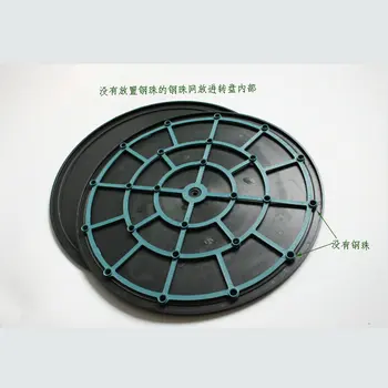 

1PC/LOT 400*16MM Double Shiny Sides HDPE Plastic Swivel Plate Lazy Susan For Shooting/Display/Working Table 50KGS Holding