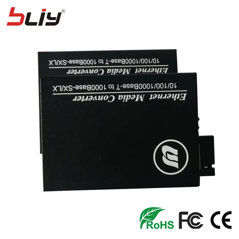 Бесплатная 1 пара gigabit fibra оптический к rj45 UTP media converter 1310/1550 волокно коммутатор ethernet