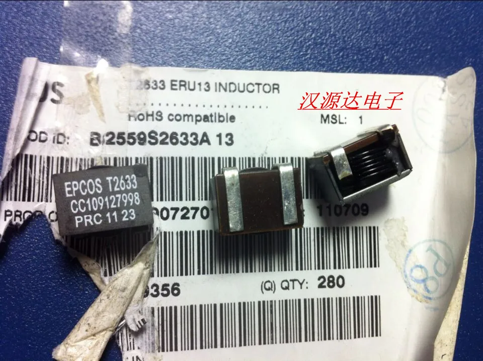 

B82559S2633A13 EPCOS T2633 ERU13 3.9UH 12A flat copper high-current inductors
