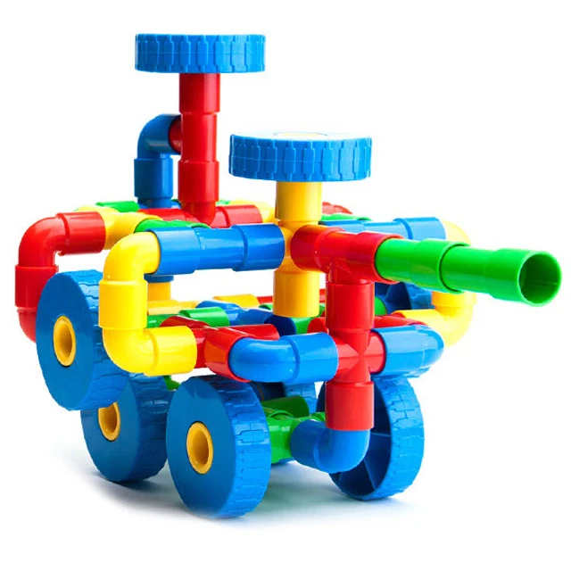 Baby Tunnel toy Plastic pipeline building block toy for kids pipe DIY