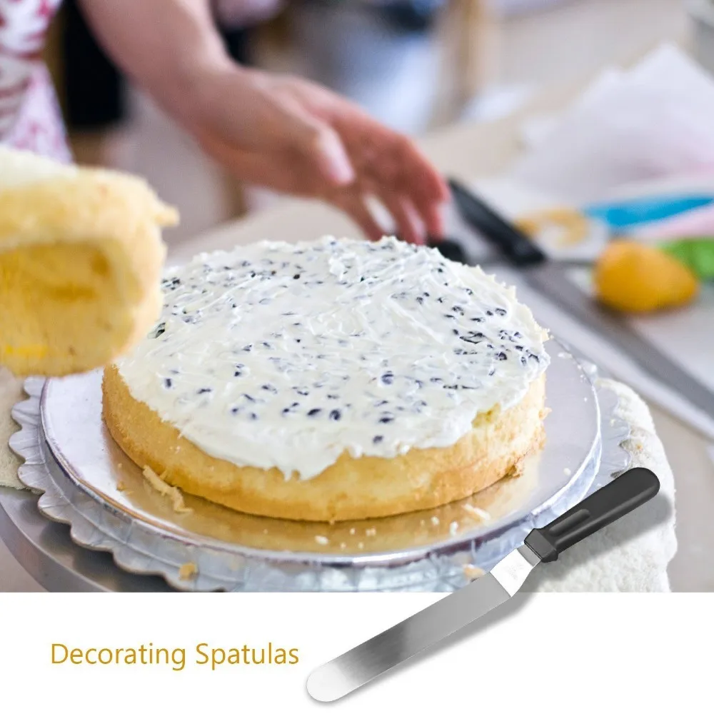 WALFOS из нержавеющей стали масло нож для кремового торта шпатель для торта более гладкая глазурь рассеиватель помадка, кондитерские изделия украшения торта