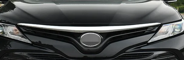 Для Toyota Camry Автомобильная Передняя решетка Накладка автомобильные хромированные аксессуары из АБС-пластика Стайлинг - Цвет: Hood 1 pieces