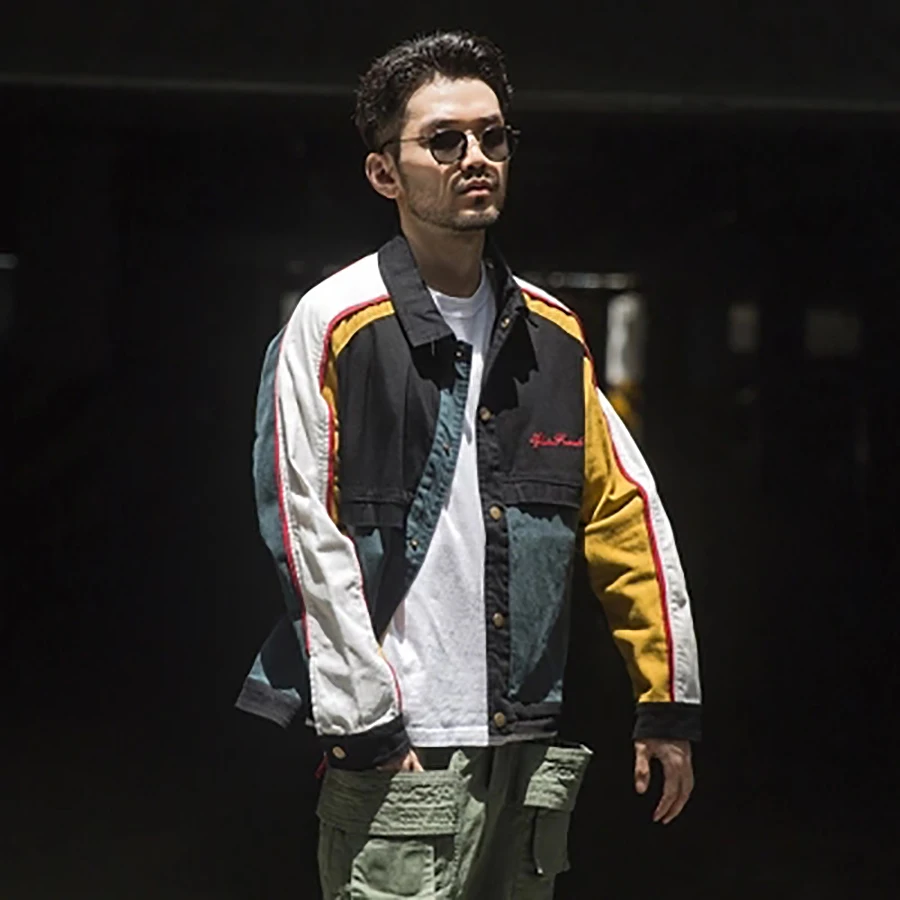 Japan Bomber Jacket Men Streetwear Vintage Anorak Jacket Jamaica Reggae Korean Hip Hop Fashion Street Ropa Retro Hombre 5J38