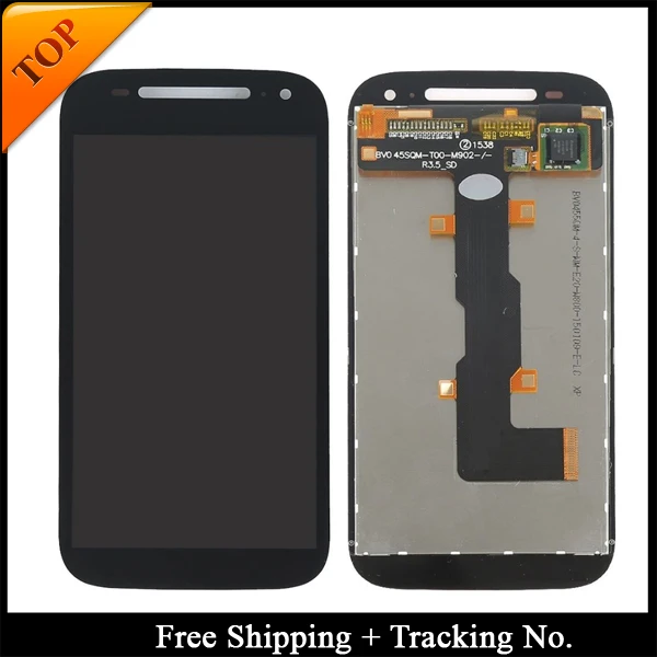 Номер для отслеживания 100% протестирован Moto E2 LCD XT1505 XT1511 XT1524 ЖК-экран с сенсорным