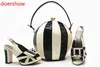Zapato italiano doershow con juego de bolsos para mujer africana juego de zapatos y bolsos italianos conjunto de zapatos y bolsos nigerianos ¡! MQ1-9 ► Foto 1/6