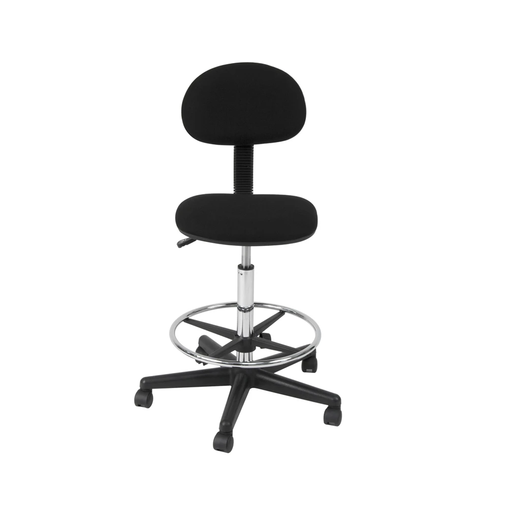 offex home office drafting chair black
