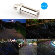 ZD-01waterproof безопасное использование Легкая установка волоконно-оптический светильник для бассейна торцевой фитинг для плавания сауна напольный светильник ing