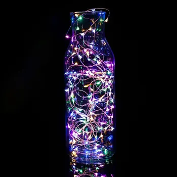 

New 3.0M Copper Silver Wire String LED Light 3AABattery Decor Colorful Bright