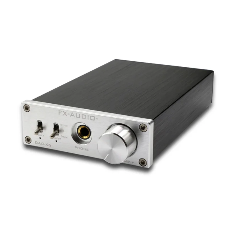 FX аудио DAC-X6 HiFi оптический/коаксиальный/USB цифровой аудио усилитель DAC декодер