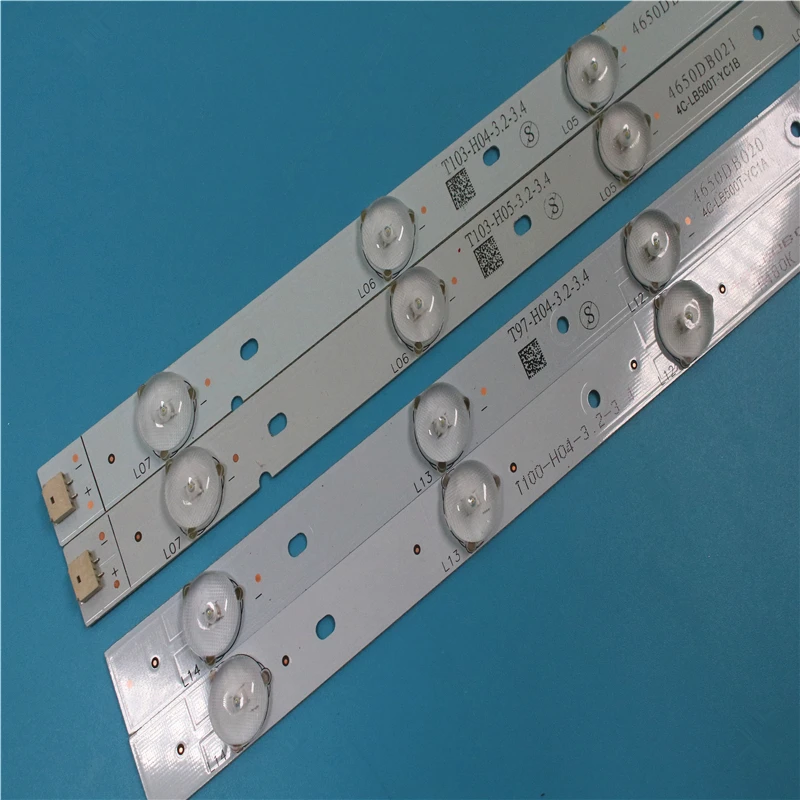 1 Ʈ = 10PCS LED Ʈ TCL D50A710 L50F2850A RF-BS500E32-0701L RF-BS500E32-0701R-02 A0