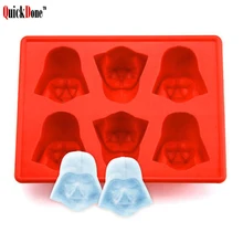 QuickDone Звездные войны Дарт Вейдер силиконовый лоток для льда Форма для креативного печенья Форма для шоколадной выпечки кухонный инструмент "сделай сам" AKC6038