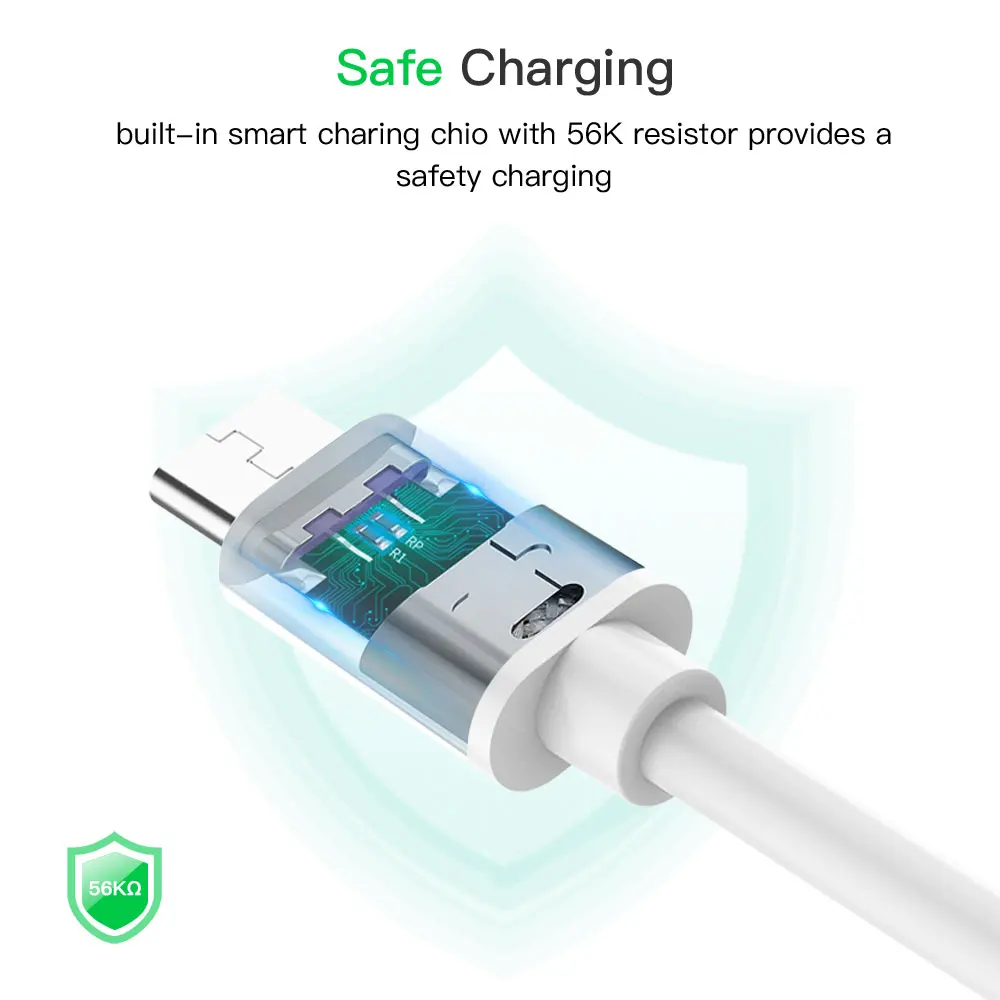 Robotsky 5A Cable de tipo C USB-C Cable para Huawei Mate 20 P20 Pro Honor 10 Super rápido cargador USB 3,1 tipo C USB-C de carga rápida