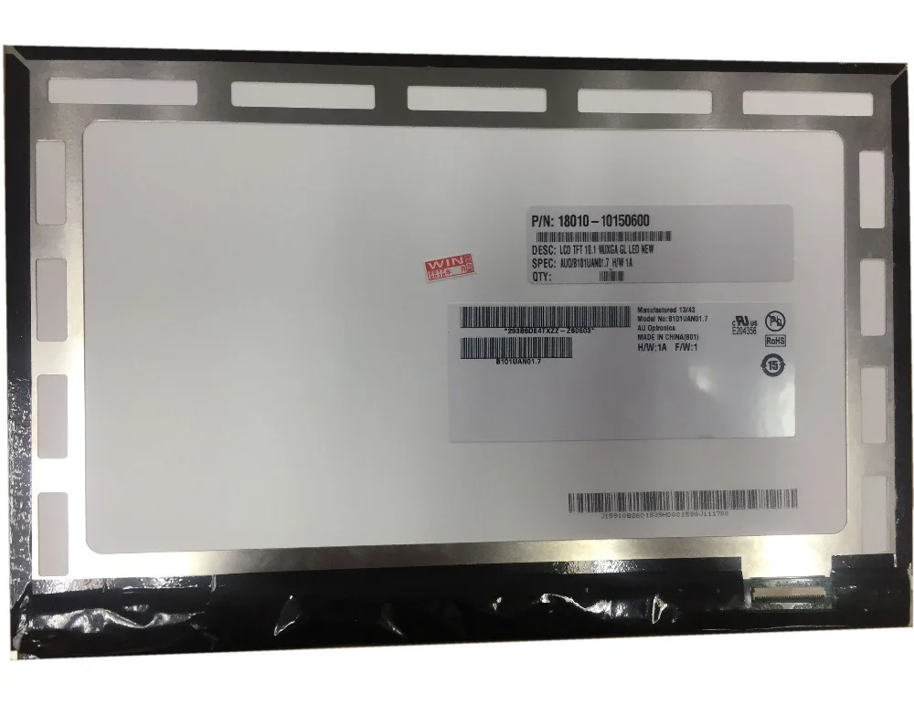 B101UAN01.7 FIT CLAA101FP05 XG IPS ЖК дисплей экран|claa101fp05 xg|lcd ips displayscreen lcd |