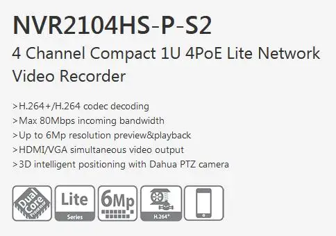 NVR2104HS-P-S2 Features