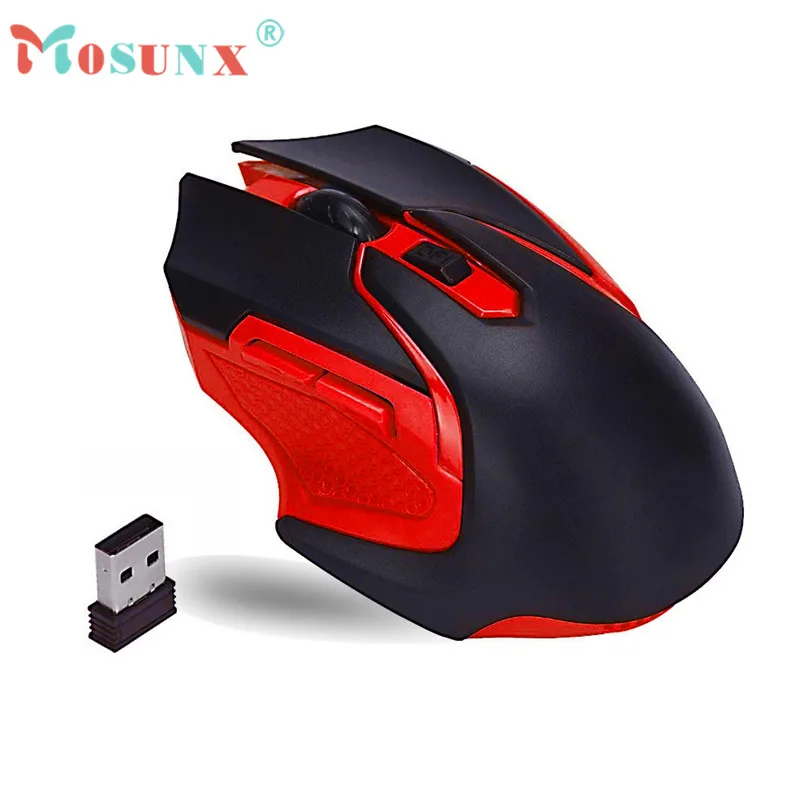Горячая Mosunx 6 ключ подарки оптический Беспроводной игры 32 Точек на дюйм Мышь и USB приемник Мини Портативный оптическая мышь для портативных ПК