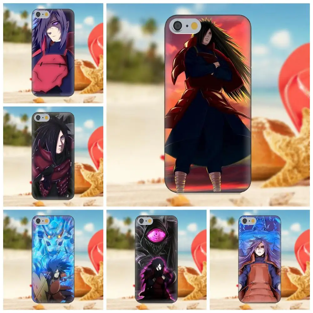Oedmeb мягкие лучшие чехлы Madara Uchiha Naruto для iPhone 4S 5S 5C SE 6S 7 8 Plus X Galaxy Note 5 6 S9 + Grand Core Prime