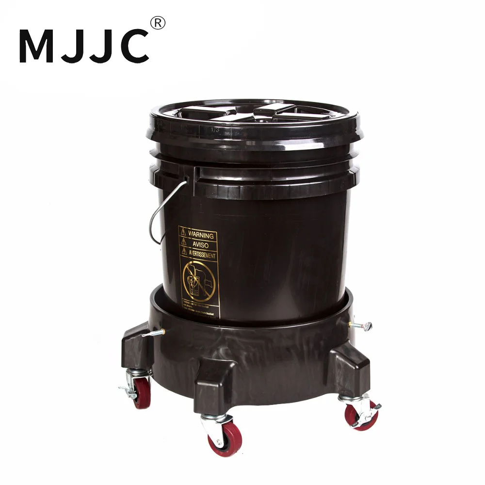 MJJC Brand with High Quality Detailing Kit of bucket dolly, 5 gallon bucket, Grit Guard, Wash Board and Gamma seal lid MJJC Brand with High Quality Detailing Kit of bucket dolly, 5 gallon bucket, Grit Guard, Wash Board and Gamma seal lid