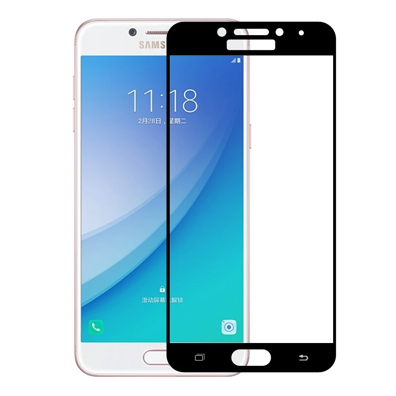 

2.5D Tempered Glass For Samsung Galaxy J3 J5 J7 A3 A5 A7 2017 On5 On7 2016 C7 C5 J2Prime G360 Full Cover Screen Protector