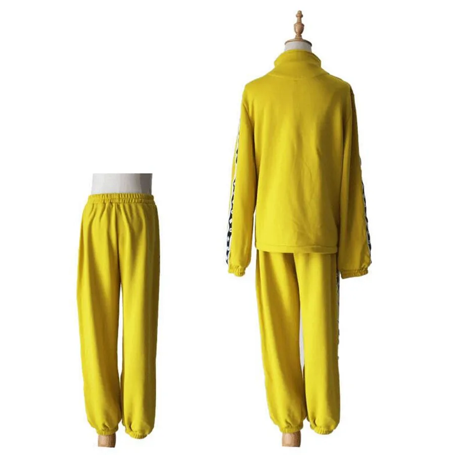  Game PUBG clothes Playerunknown's Battlegrounds Cloth Little yellow coat Cosplay Costume Top Pants 