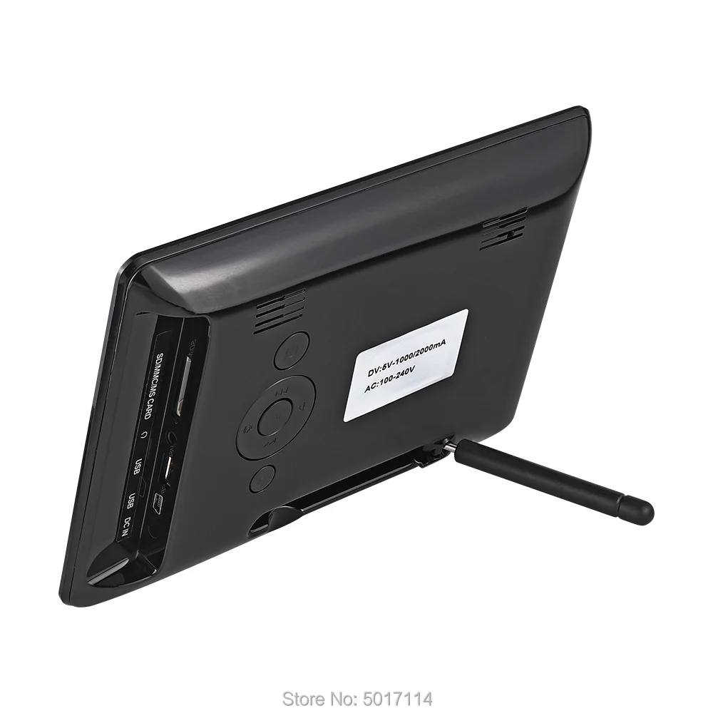 7 дюймовый светодиодный Подсветка HD 800*480 полный Функция цифровая фоторамка