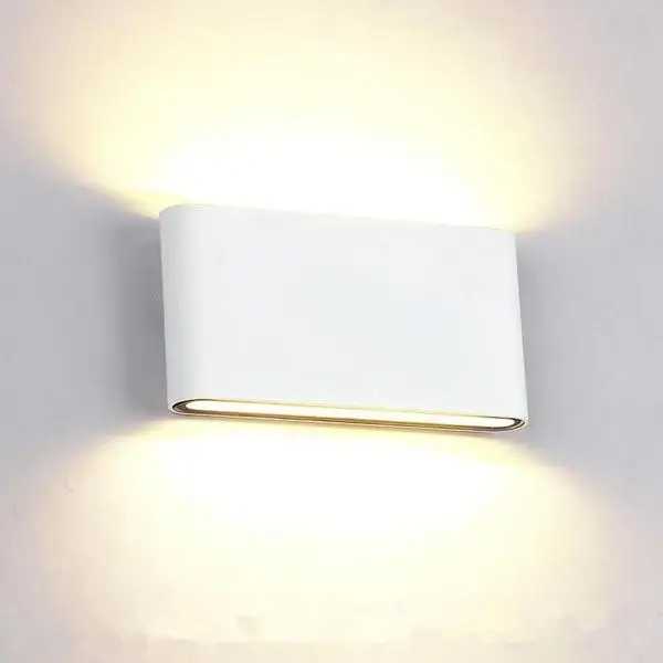 

Waterproof Outdoor Wall Lamp 12W LED Source Up And Down Lighting Modern Minimalist Indoor Outdoor Engineering Porch Garden Light