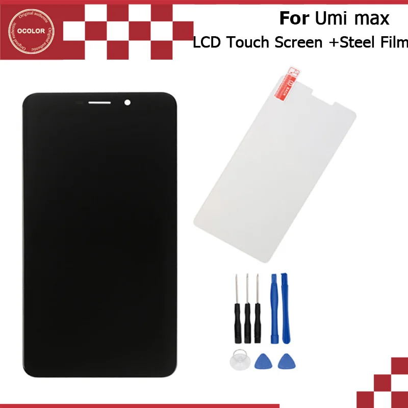 Ocolor для Umi Max ЖК дисплей + Сенсорный экран и закаленного Стекло сборки Идеальная