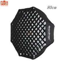Godox 80 cm/32 “octagon softbox parapluie photo studio flash réflecteur réflecteur speedlite avec honeycomb grid