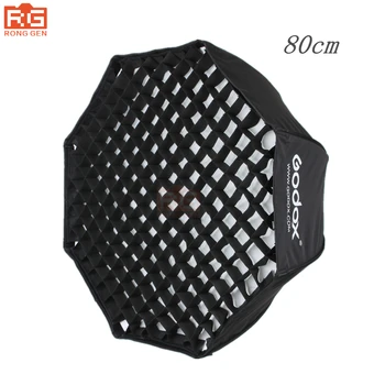 

Godox 80 cm / 32 "octagon softbox umbrella photo studio flash reflector reflector speedlite with honeycomb grid