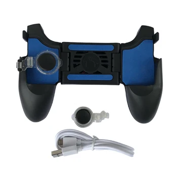 

PUBG Shooter Game Joystick Controller Holder PUBG Mobile Phone Game Trigger L1R1 Fire Gamepad Handle Cooler Fan