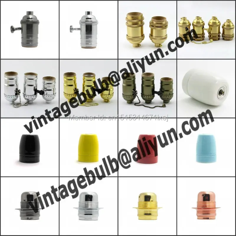 Bases da Lâmpada lâmpada de bronze do vintage Max Voltage : 250v