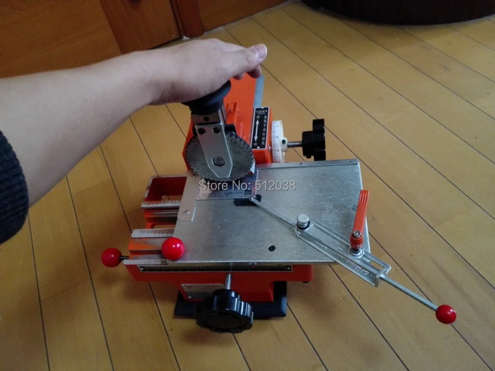 

Semi-automatic Sheet Embosser Nameplate Metal Label Stamping Printer Marking Machine with fixture