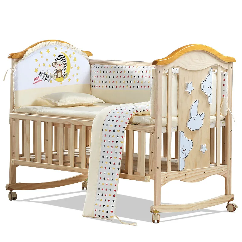 Online Get Cheap Wooden Baby Crib -Aliexpress.com Alibaba Group European Style Environmental Baby Bed Multifunctional Baby Crib Solid Wood Baby Cradle Rolling Baby Playpen Crib - Online Get Cheap Wooden Baby Crib -Aliexpress.com Alibaba Group