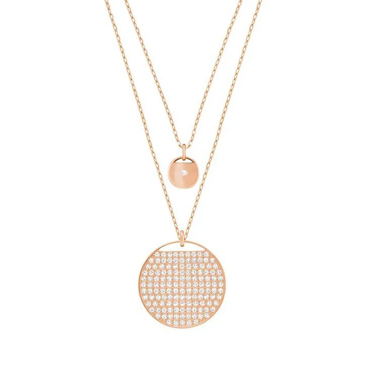 

Fanier New Rose Gold Pave Double Layer Penguin Chain Of Mode Clavicle Chair Send Girlfriend Birthday Present