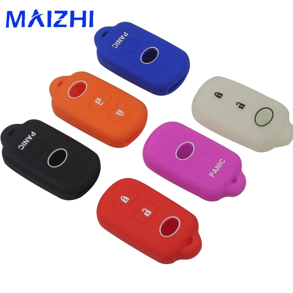 

3 Buttons Silicone Car Key Cover Case For Toyota Camry 2000-2005 Remote Key No Logo