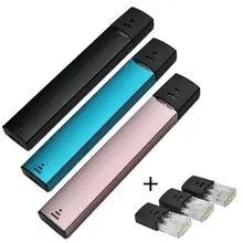 Longmada mini pods Pen CBD Alva Vape Starter Kit Cotton Coil Vapor Electronic Cigarette Vaporizer with 4 spare Atomizer Tank