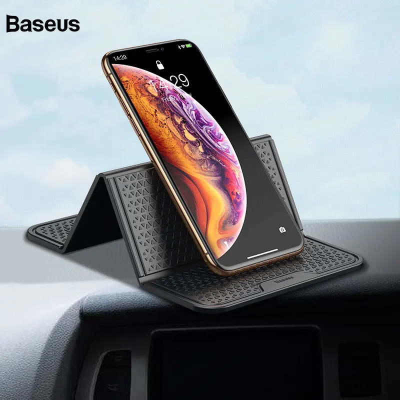 

Baseus Universal Sticker Car Phone Holder Stand Multi-Function Nano Rubber Pad For iPhone Cell Phone Mount Car Holder Support