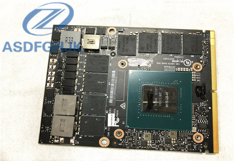 Originale Per Quadro P4000 P4000M N17E-Q3-A1 8 Gb Scheda Video Ddr5 Per Hp Zbook17 G4 Per Dell M7710 Per Lenovo